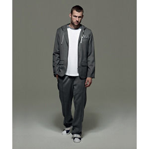 RARE! ObyO David Beckham x Adidas Originals x J Bond Hoodie Jacket Coat Gray XL